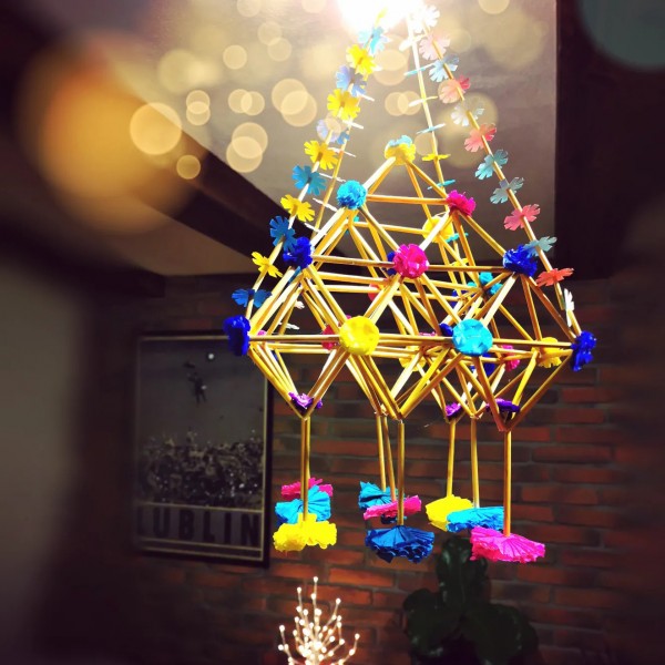 Straw Christmas Decoration „Pająk”